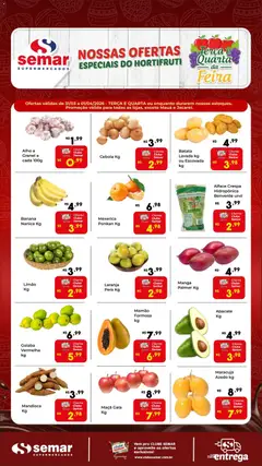 Semar Supermercado ofertas Terça e Quarta da Feira - Pré-Visualização do folheto da loja Semar Supermercado, válido de 31.03.2026