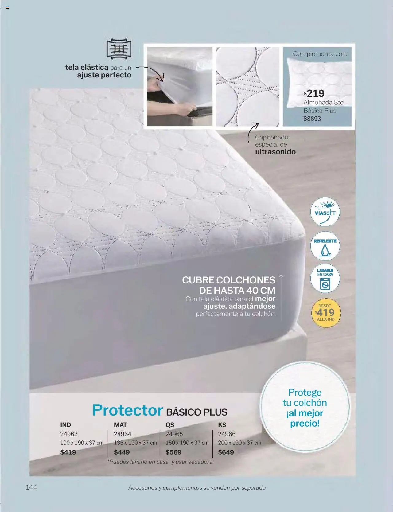 Nuevas ofertas de Vianney válidas en toda la República Mexicana desde el 24.01.2025. ¡Encuentra las mejores ofertas en Vianney catálogo Chavos! | Página: 146 | Productos: Repelente, Colchón, Almohada