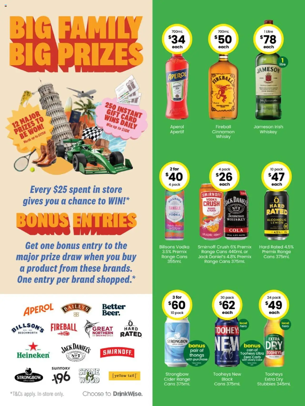 The Bottle-O catalogue - valid from 13.10.2025 | Page: 2 | Products: Mango, Peach, Thongs, Case