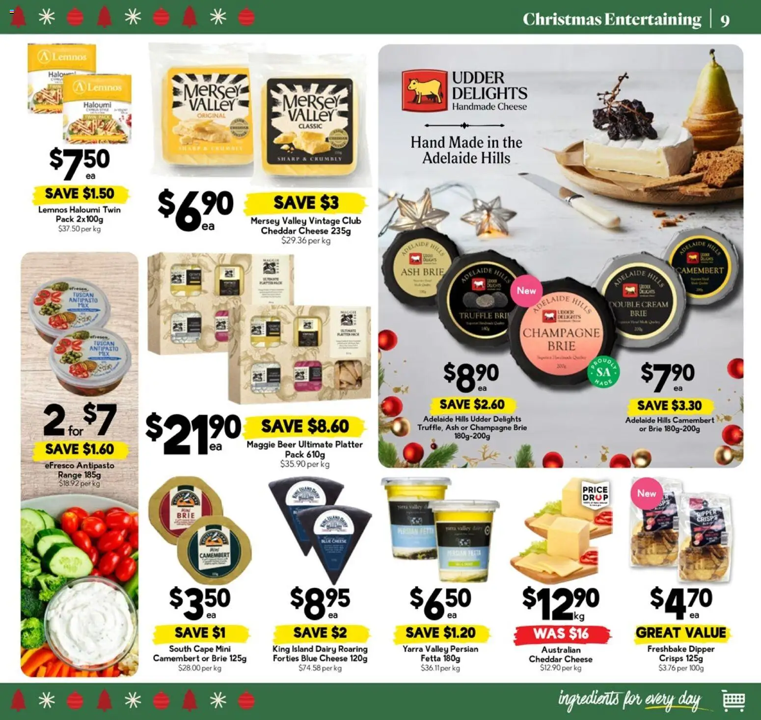 Drakes catalogue - valid from 17.12.2025 | Page: 9 | Products: Handmade, Dairy, Cheese, Cream