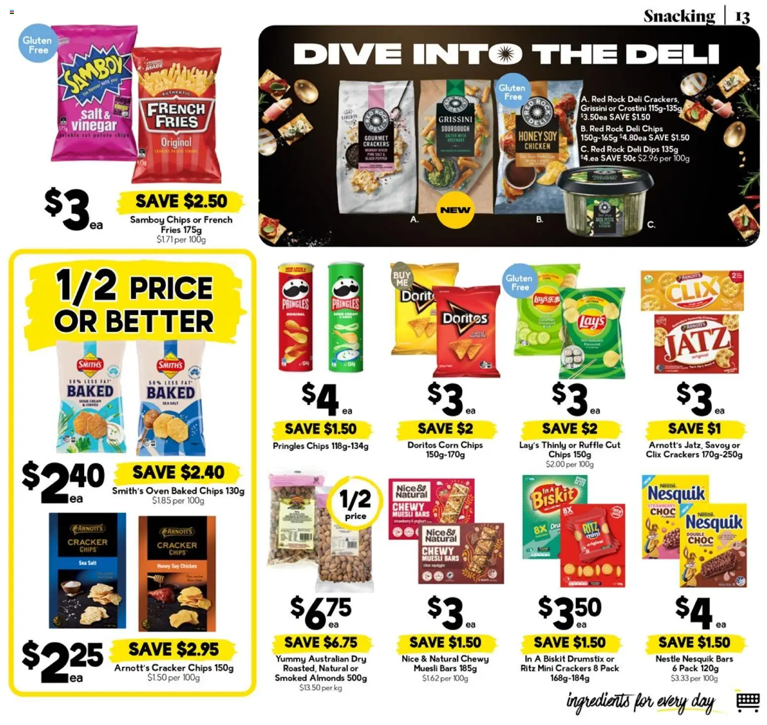 Drakes catalogue - valid from 25.03.2026 | Page: 13 | Products: Chips, Pepper, Vinegar, Oven