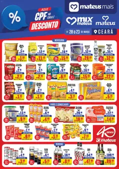 Mateus ofertas Descontos App Mateus Mais - Pré-Visualização do folheto da loja Mateus, válido de 20.03.2026