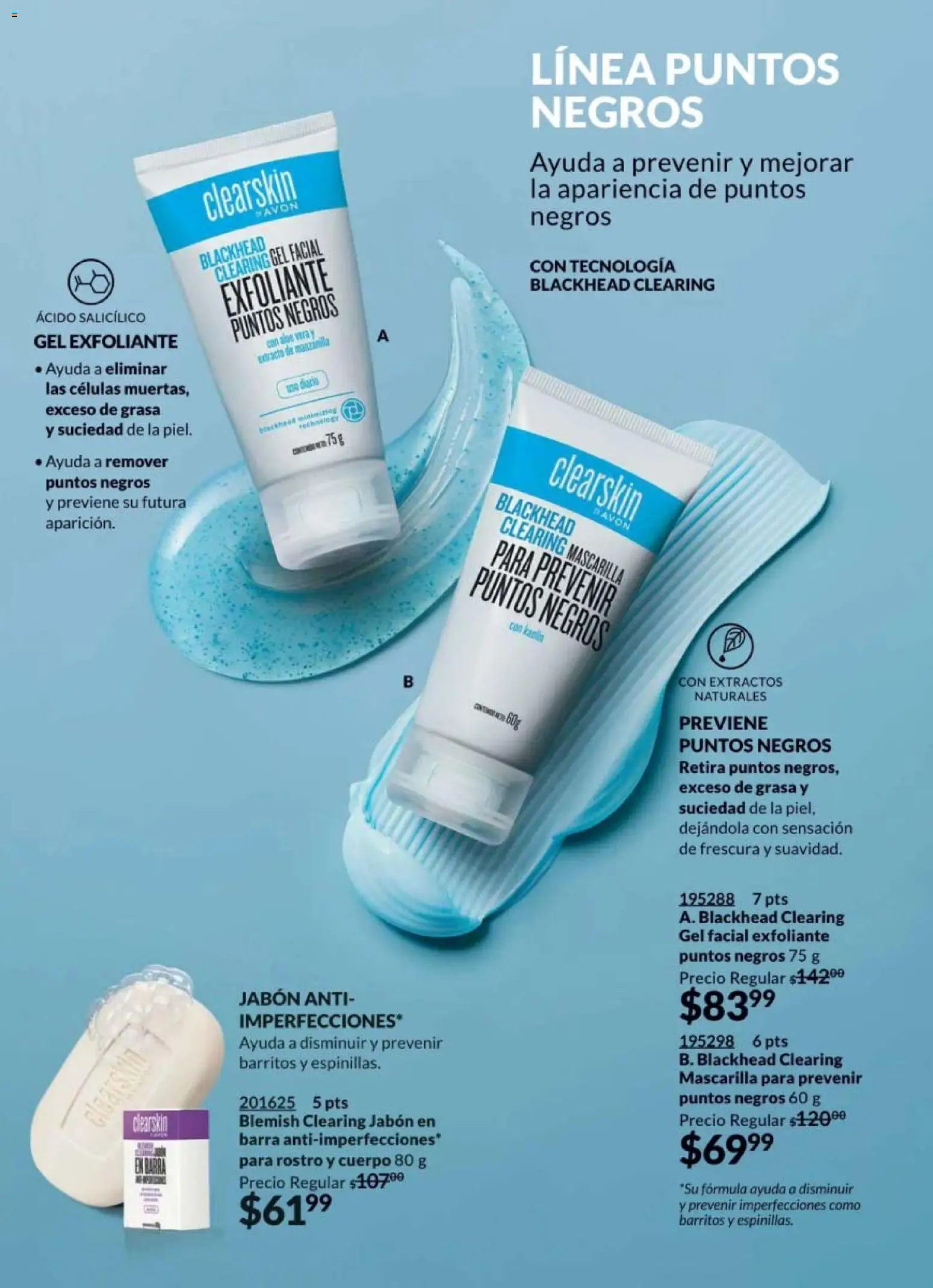 Nuevas ofertas de AVON válidas en toda la República Mexicana desde el 20.02.2026. ¡Encuentra las mejores ofertas en AVON campaña 4 2026! | Página: 145 | Productos: Barra, Mascarilla, Jabón