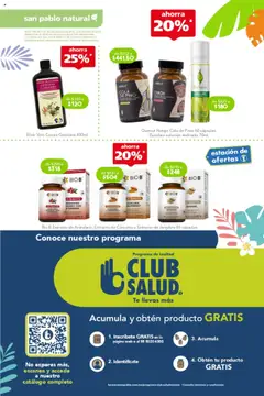 Nuevas ofertas de Farmacia San Pablo válidas en toda la República Mexicana desde el 13.07.2025. ¡Encuentra las mejores ofertas en Farmacia San Pablo catálogo! | Página: 11
