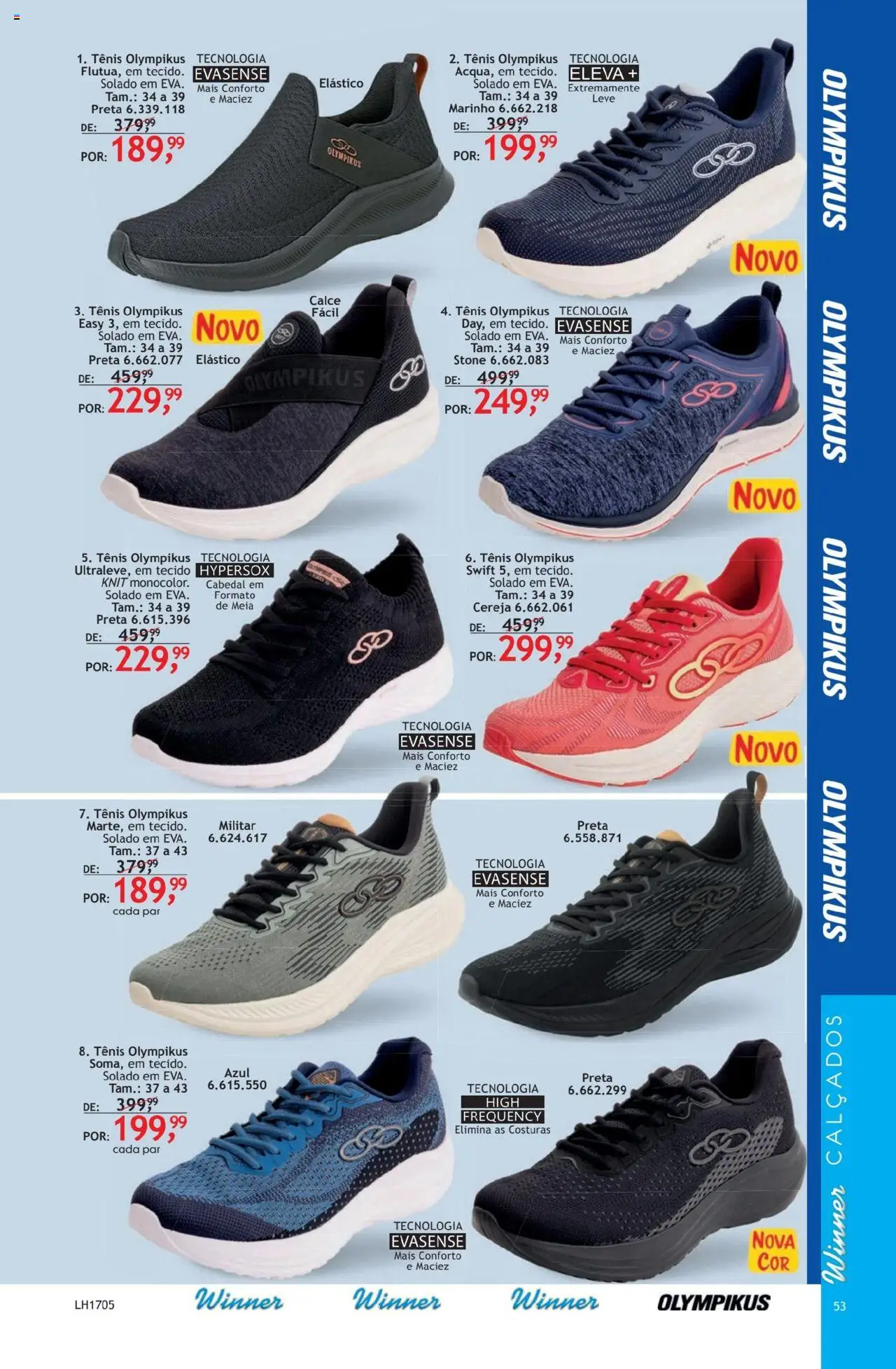Quatro Estações Folheto - válido de 01.10.2025 | Página: 53 | Produtos: Cereja, Tecido, Tênis