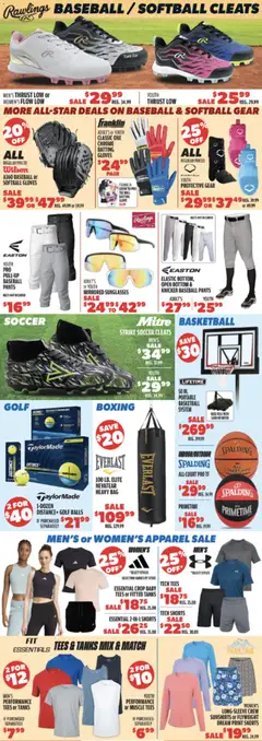 Preview of Big 5 Sporting Goods weekly ads valid from 03.04.2026 | Page: 2 | Products: Pants, Shorts, Gloves, Bag