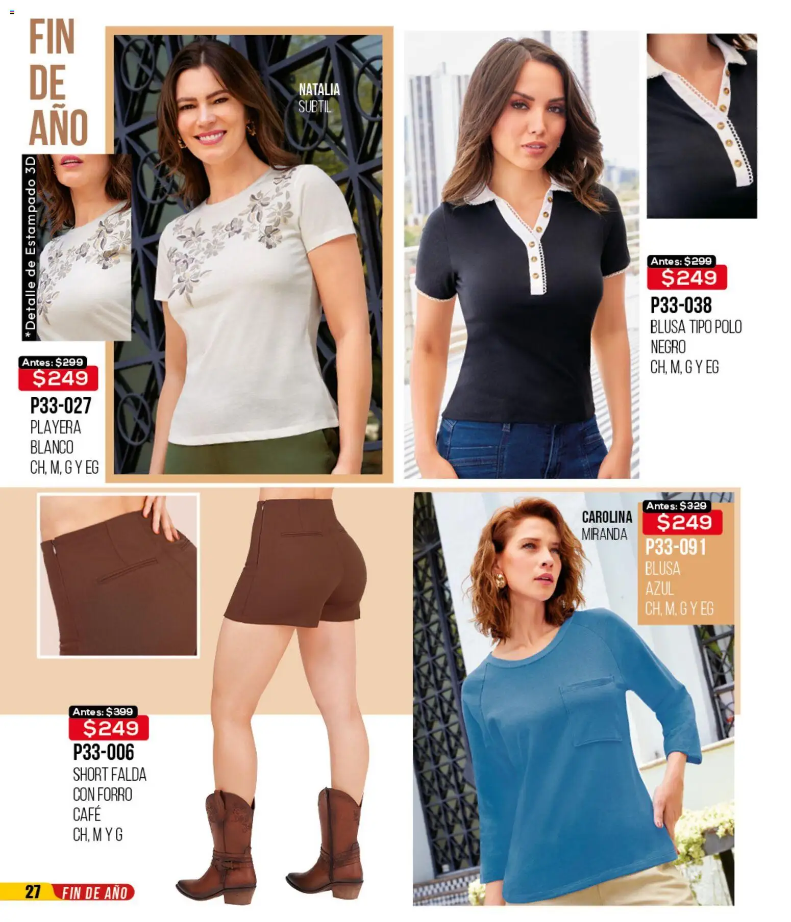 Nuevas ofertas de Cklass válidas en toda la República Mexicana desde el 02.01.2026. ¡Encuentra las mejores ofertas en Cklass catálogo Rebajas de Inicio de Año Ropa! | Página: 28 | Productos: Blusa, Café, Falda, Short