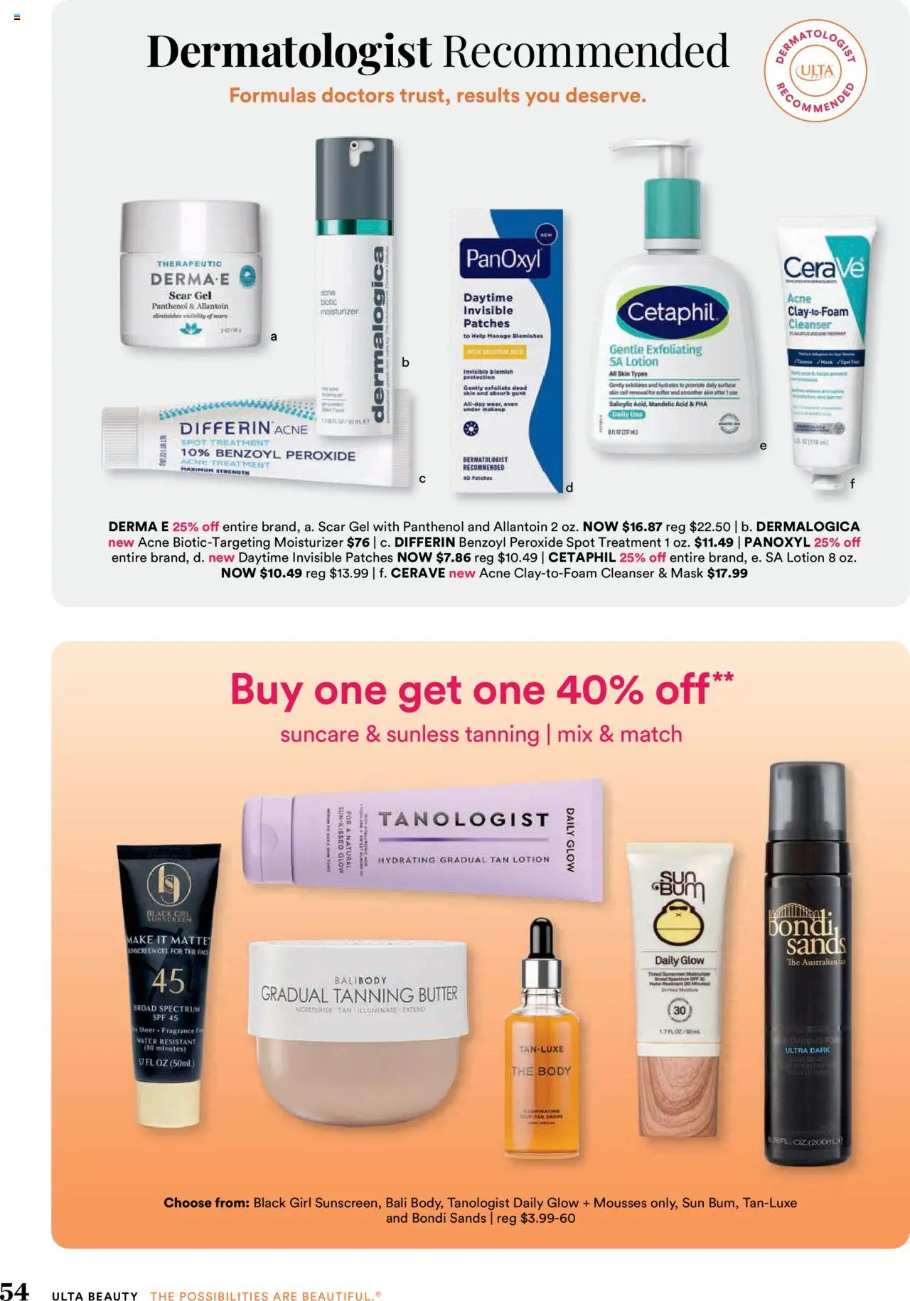 Ulta Beauty Weekly Ad - valid from 03.08.2025 | Page: 54 | Products: Butter, Mask, Water