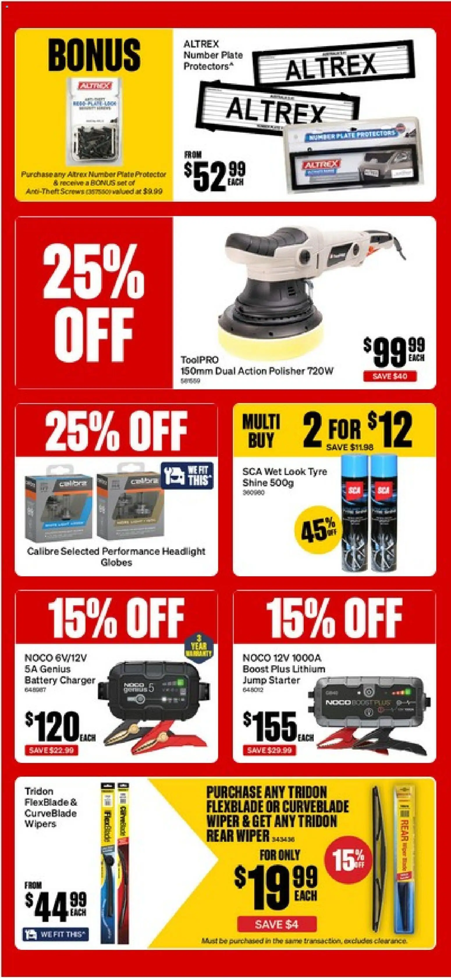 Supercheap Auto catalogue - valid from 13.02.2026 | Page: 4 | Products: Battery, Charger