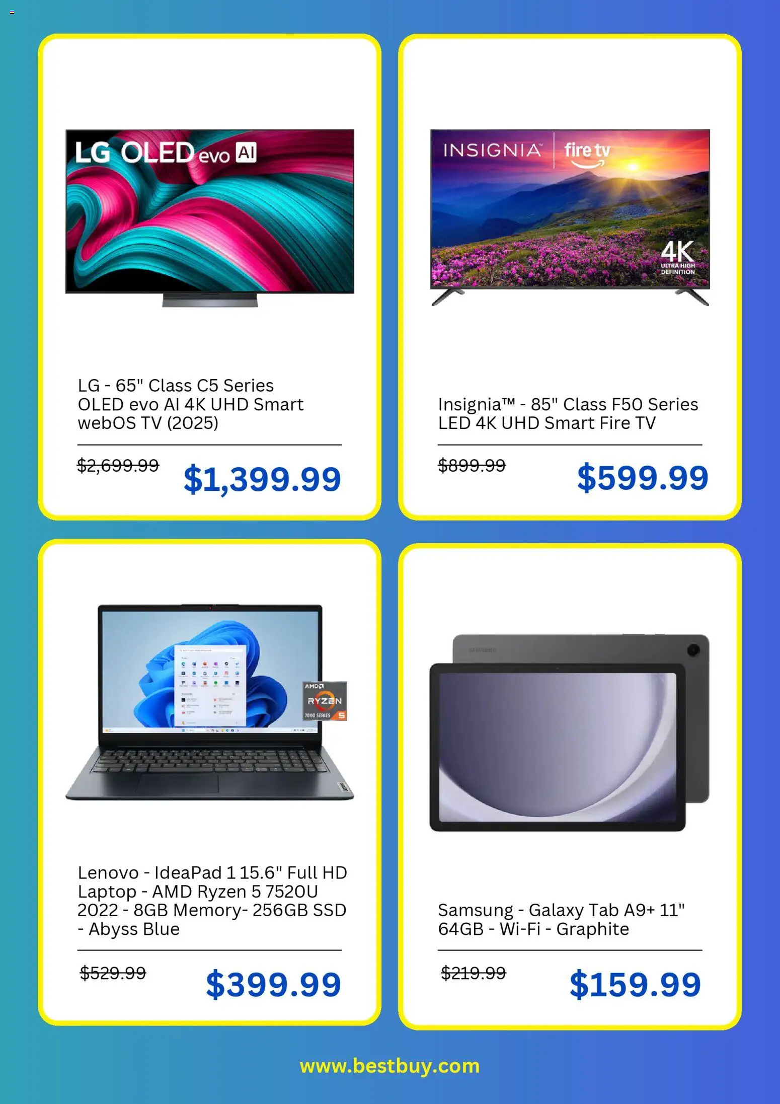 Best Buy Weekly Ad - valid from 06.04.2026 | Page: 3 | Products: Tv, Laptop, SSD