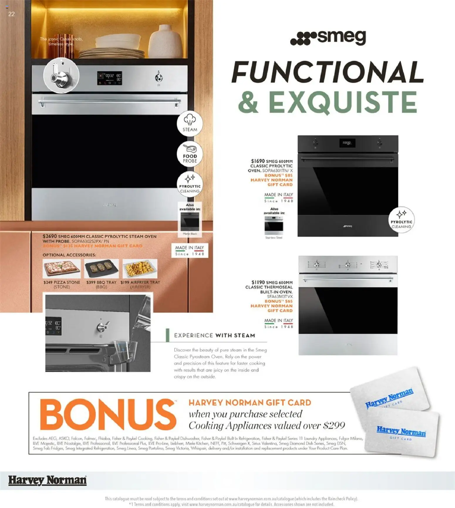 Harvey Norman catalogue - valid from 29.04.2026 | Page: 22 | Products: Pizza, Accessories, Laundry, Oven