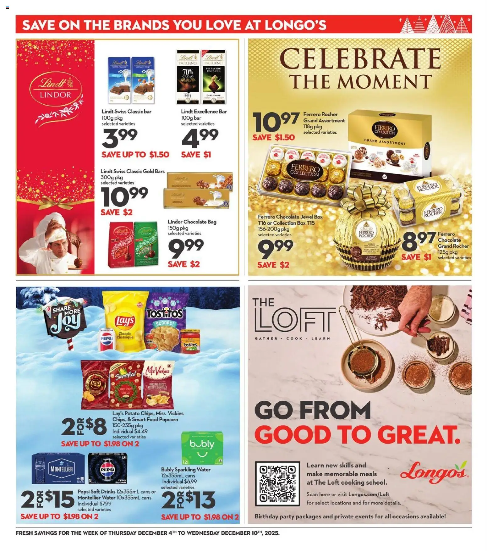 Longo's flyer valid from 04.12.2025 | Page: 23 | Products: Bag, Box, Chocolate