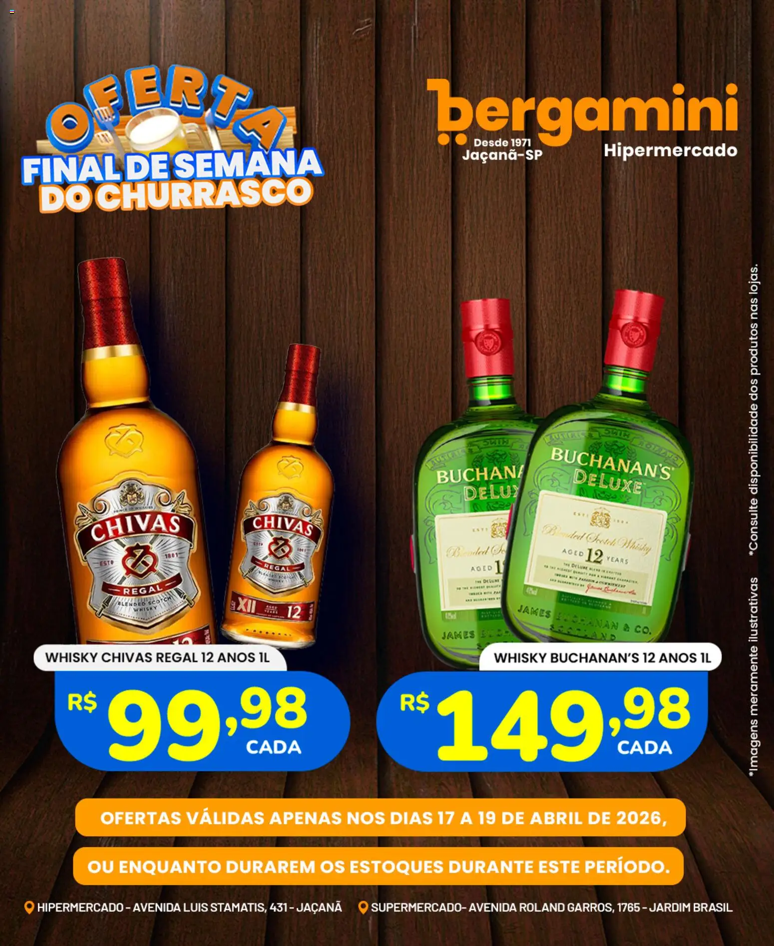 Supermercado Bergamini Folheto - válido de 17.04.2026 | Página: 16 | Produtos: Whisky