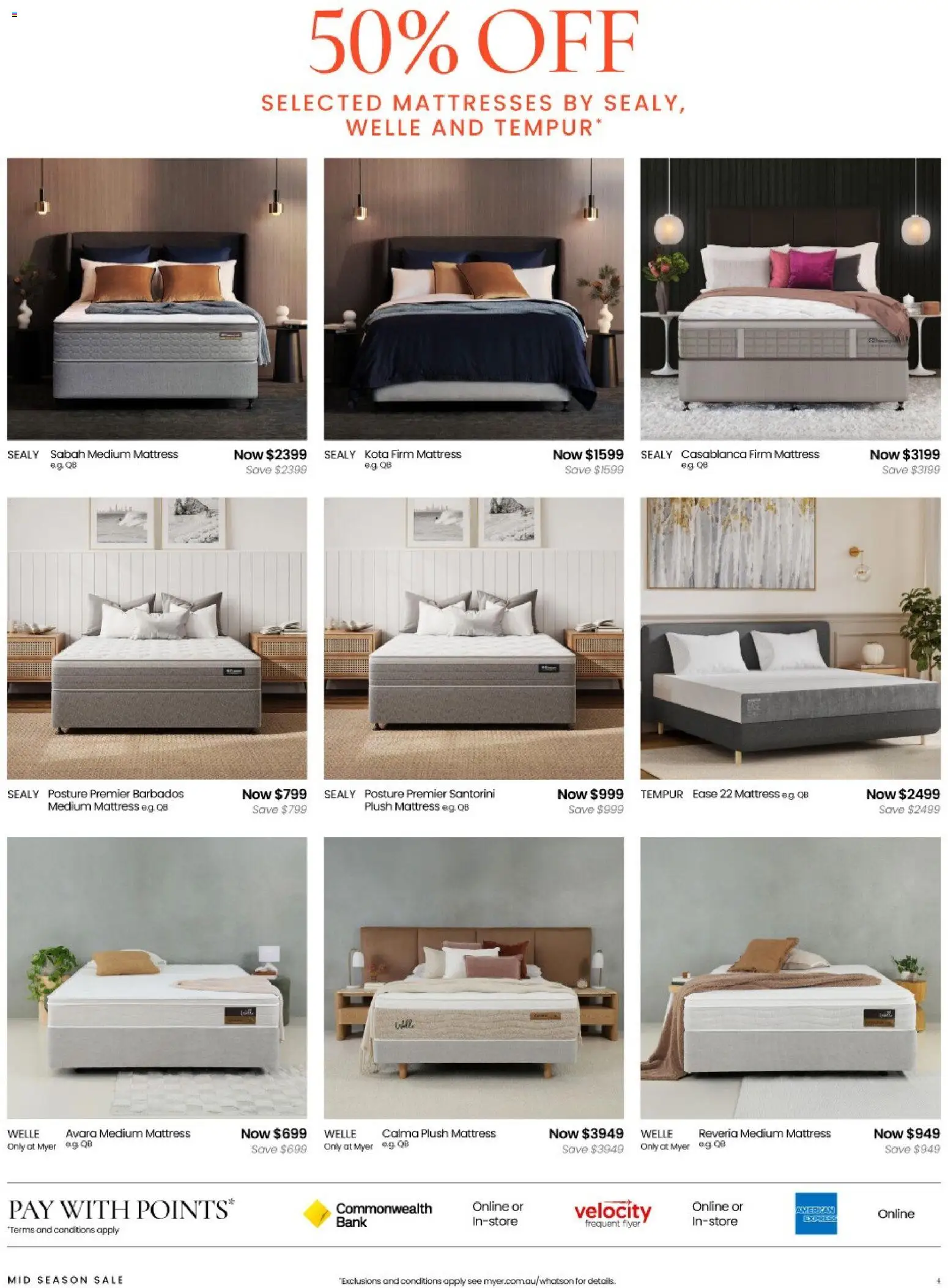 Myer catalogue - valid from 04.03.2026 | Page: 4 | Products: Mattress