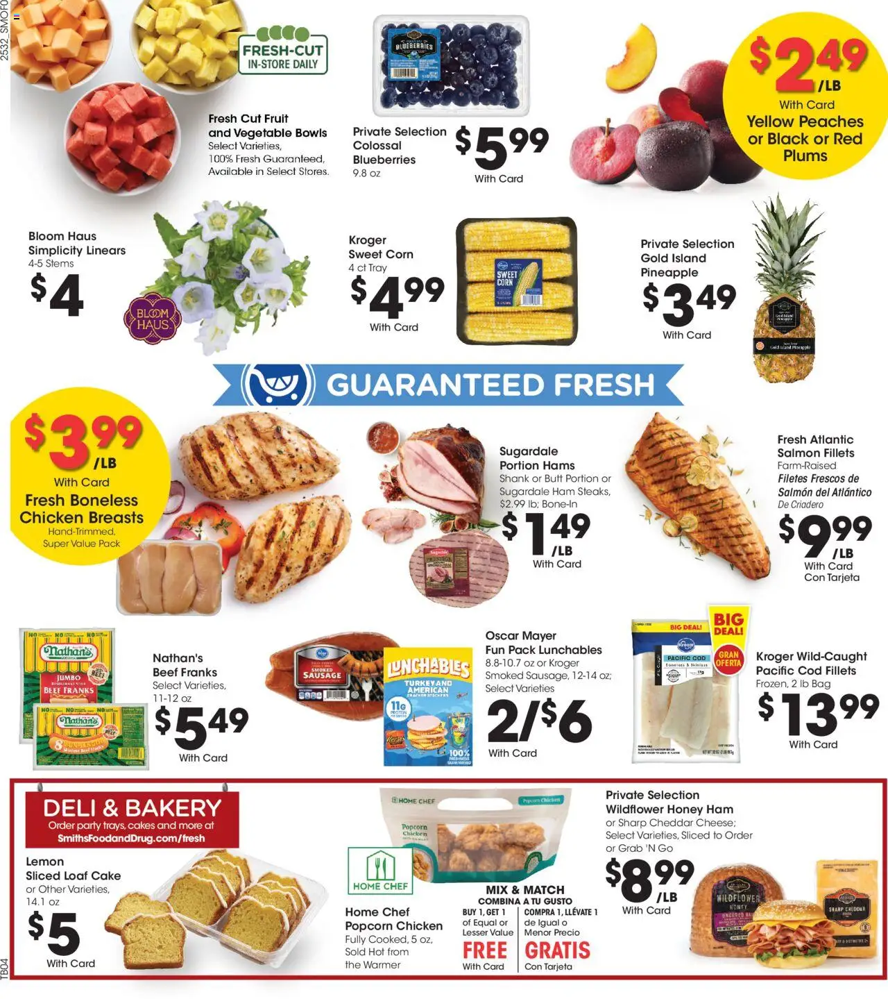 Smith's Weekly Ad - WY - valid from 10.09.2025 | Page: 10 | Products: Peaches, Beef, Sausage, Blueberries