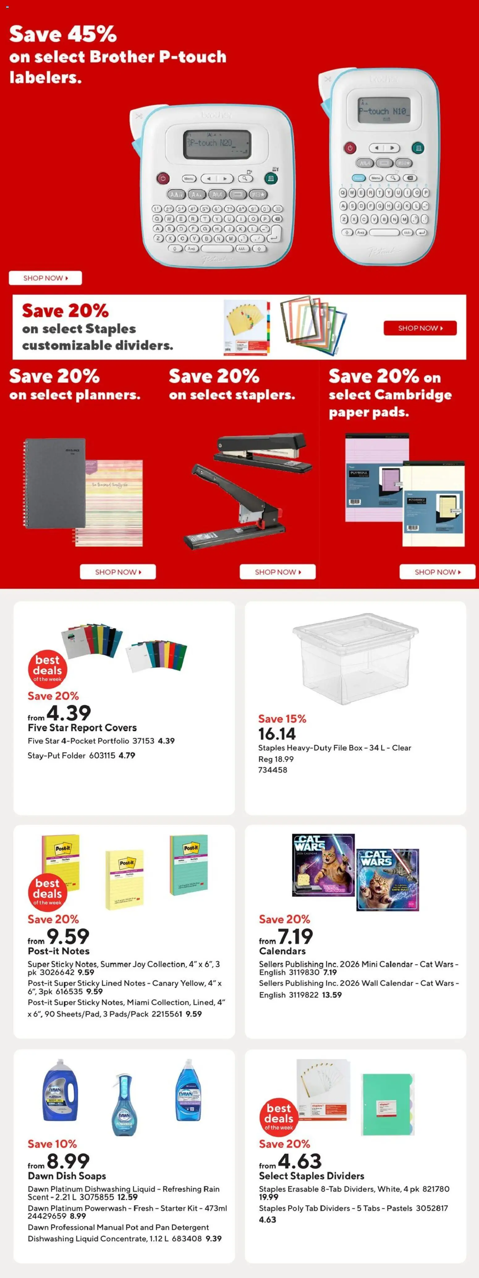 Staples flyer valid from 23.01.2026 | Page: 6