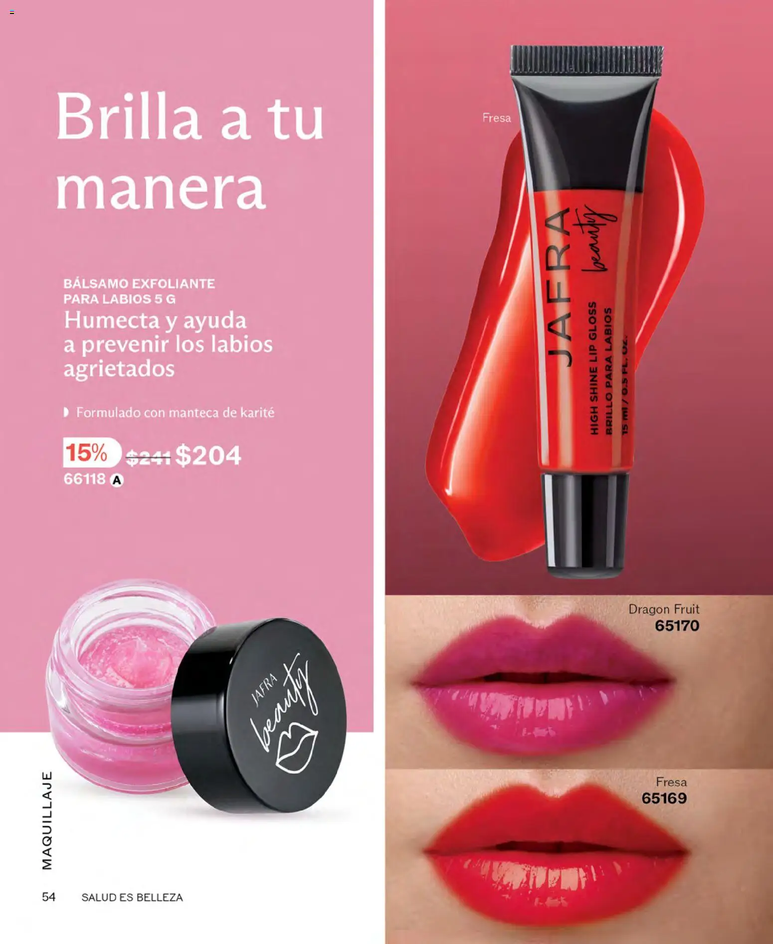 Nuevas ofertas de JAFRA válidas en toda la República Mexicana desde el 01.03.2026. ¡Encuentra las mejores ofertas en JAFRA catálogo! | Página: 54