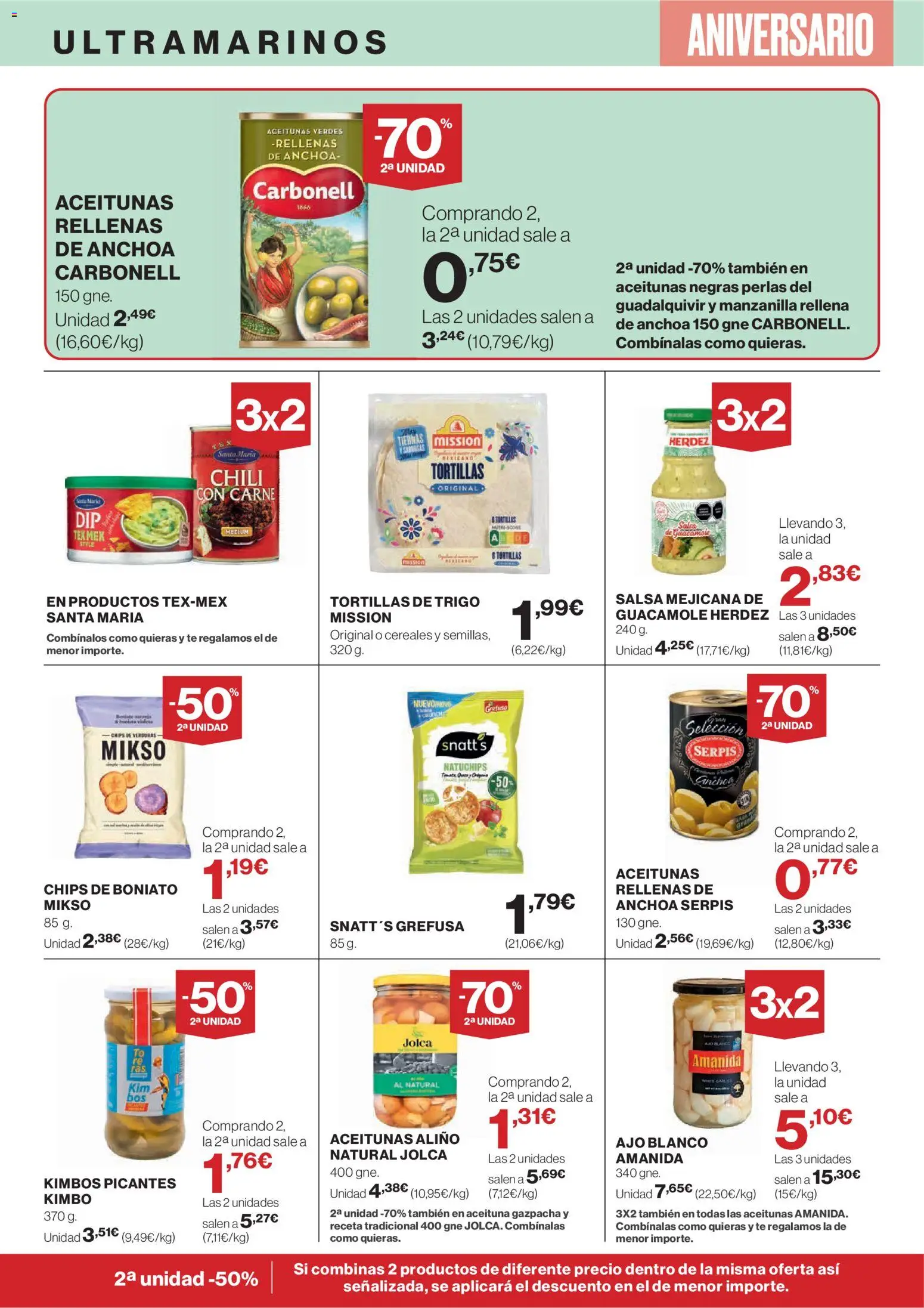 Nuevas ofertas de El Corte Inglés válidas en toda la República Mexicana desde el 23.10.2025. ¡Encuentra las mejores ofertas en El Corte - Catálogo Que necesitas hoy! | Página: 26 | Productos: Aceitunas, Ajo, Cereales, Té