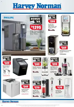 Preview of Harvey Norman Small Appliances Small Appliances Catalogue - valid from 18.10.2025 | Page: 12 | Products: Water, Soft drinks, Accessories, Water purifier