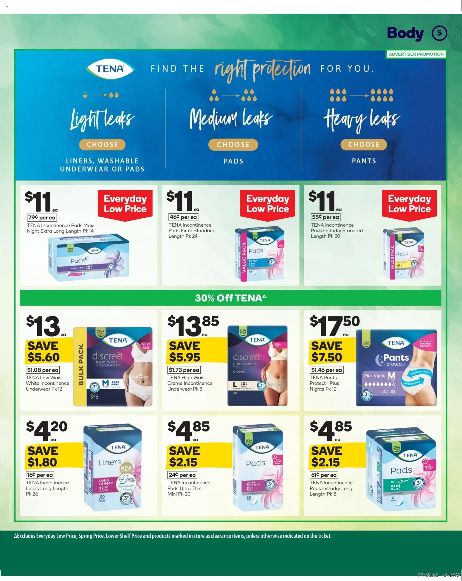 Woolworths catalogue - valid from 29.10.2025 | Page: 6 | Products: Shelf, Light, Pants, Underwear