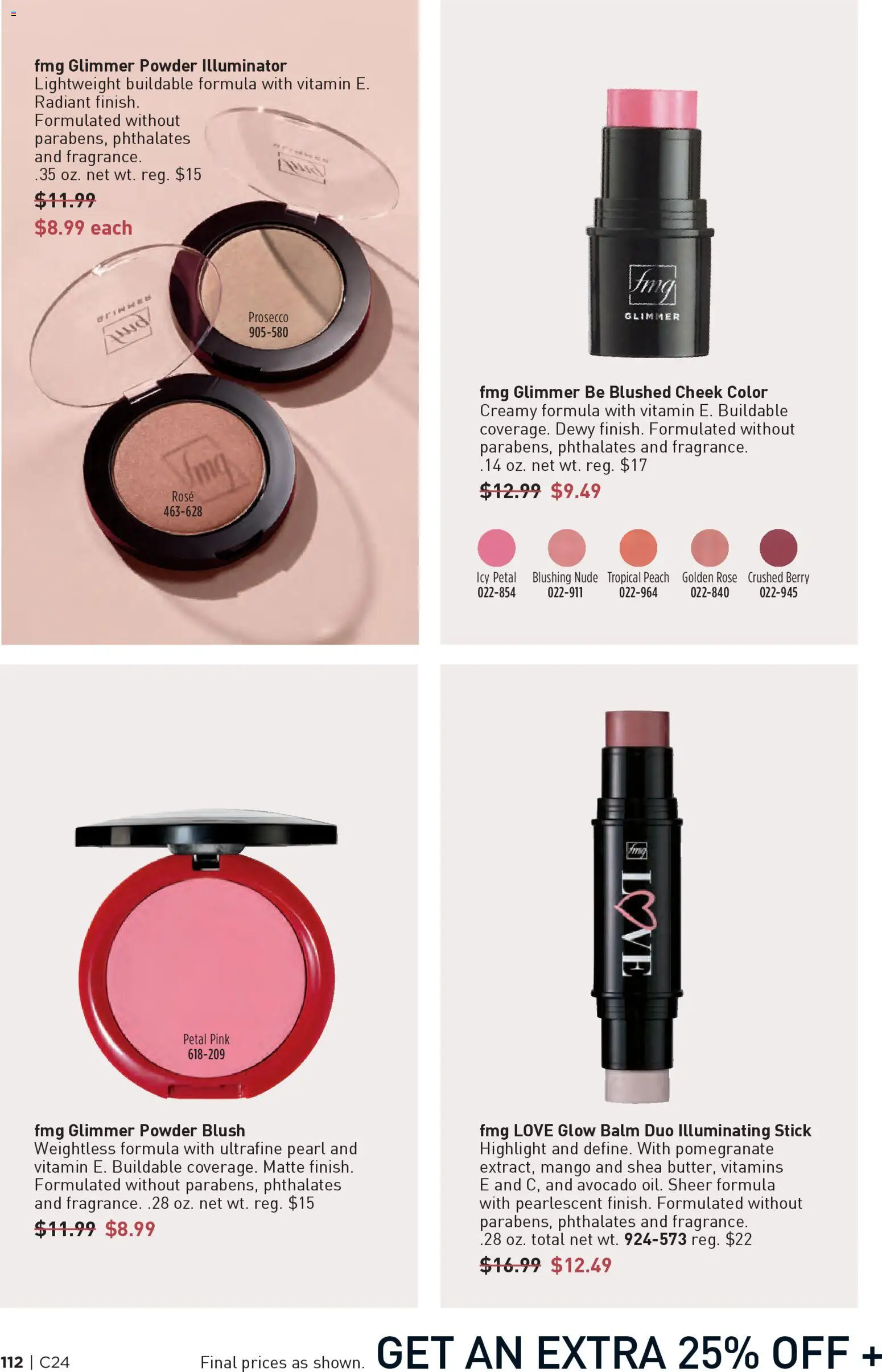 Avon Brochure - valid from 19.11.2025 | Page: 112 | Products: Vitamin, Powder, Blush, Peach