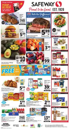 Preview of Safeway weekly ads valid from 22.04.2026