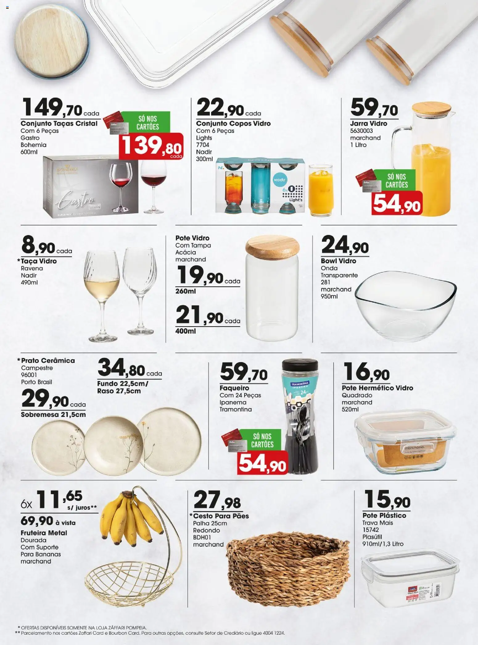 Zaffari Folheto - válido de 02.04.2026 | Página: 8 | Produtos: Fruteira, Taças, Bananas, Copos