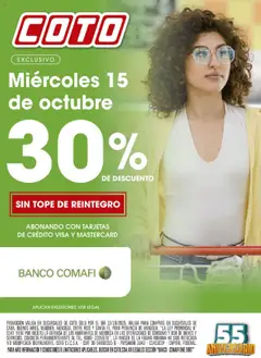Vista previa Coto - Comafi One Shot OCTUBRE válido desde el 15.10.2025