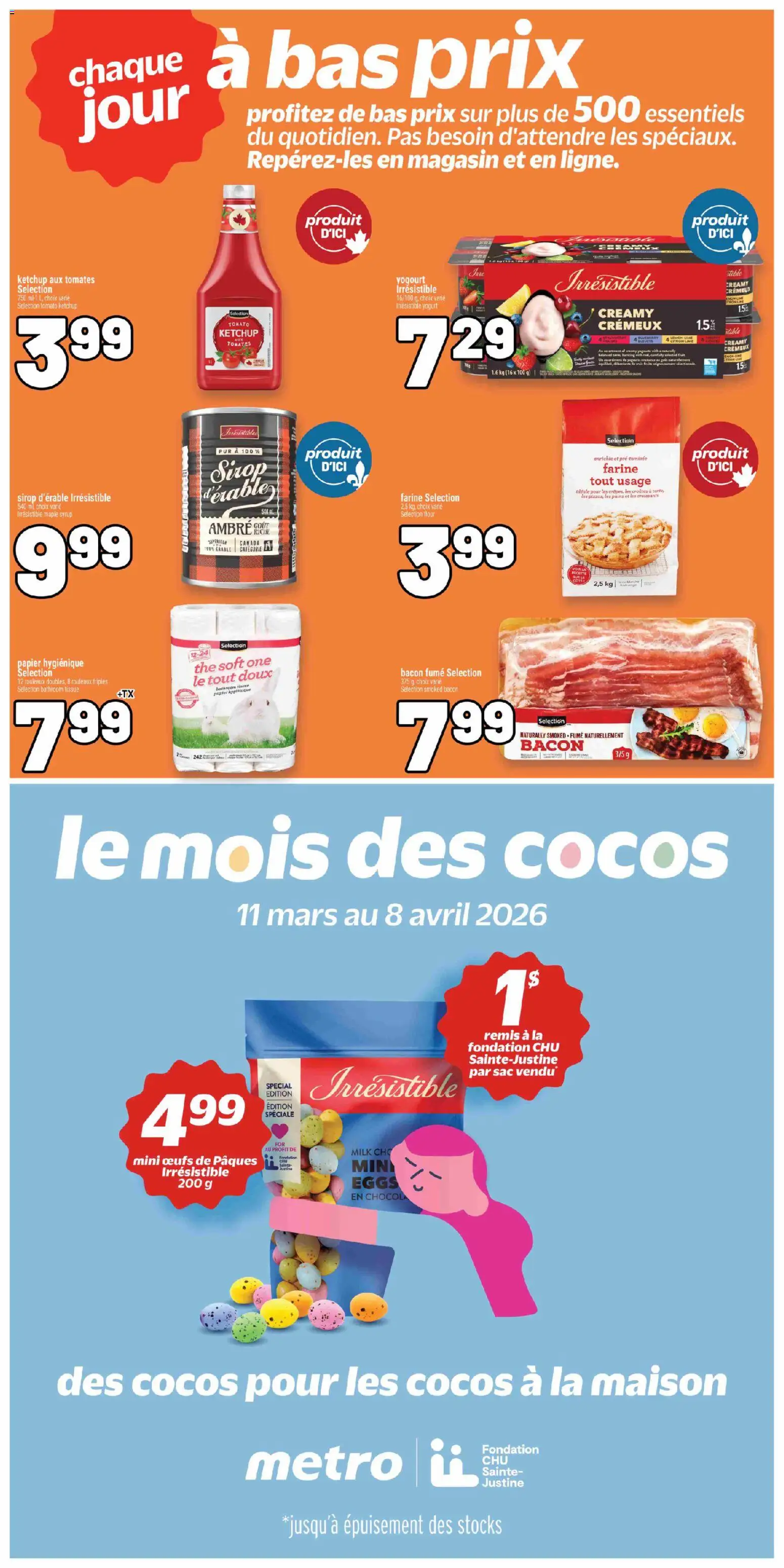 Metro flyer valid from 26.03.2026 | Page: 14 | Products: Ketchup, Milk, Yogurt, Eggs
