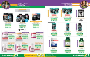Cruz Verde - Nutrición Deportiva válido desde el 01.01.2026 | Página: 2 | Productos: Polvo, Gomitas, Chocolate