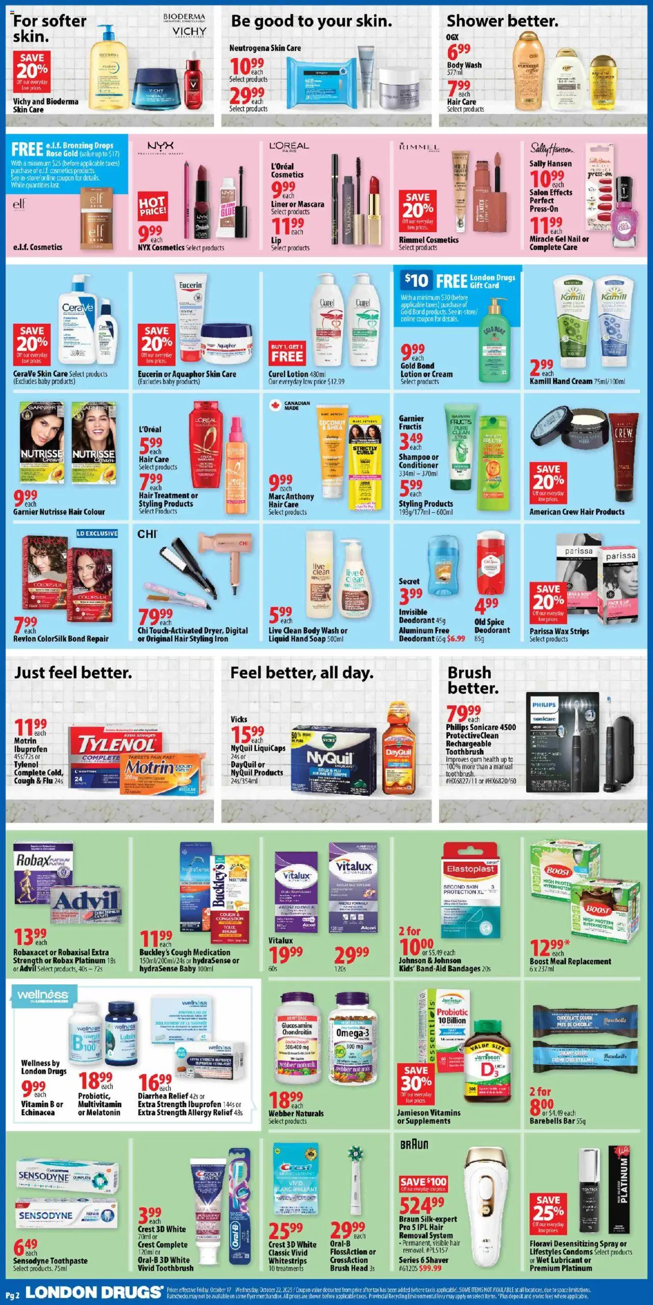 London Drugs flyer valid from 17.10.2025 | Page: 2
