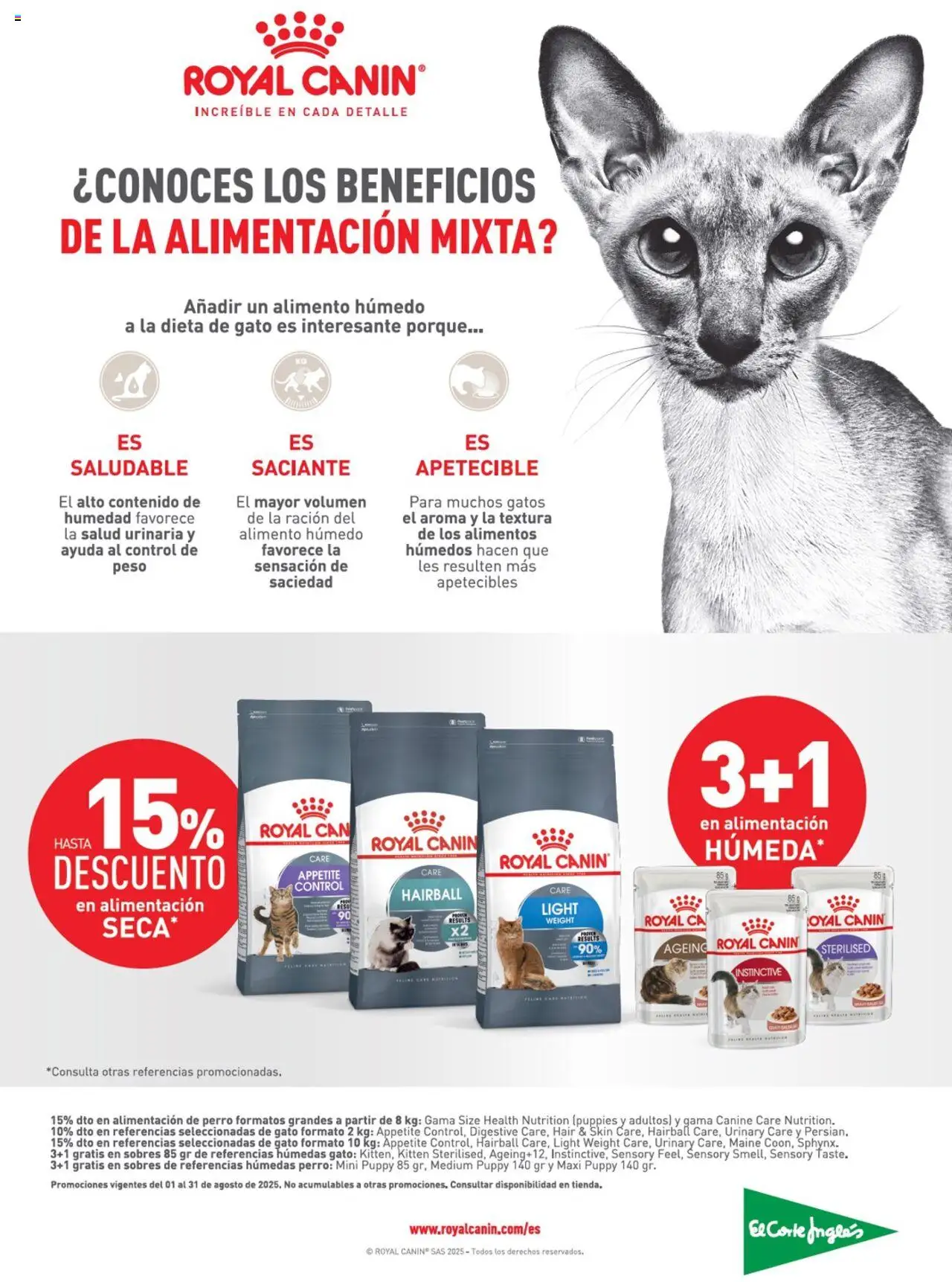 Nuevas ofertas de El Corte Inglés válidas en toda la República Mexicana desde el 01.08.2025. ¡Encuentra las mejores ofertas en El Corte Inglés - Catálogo Mascotas Agosto! | Página: 20