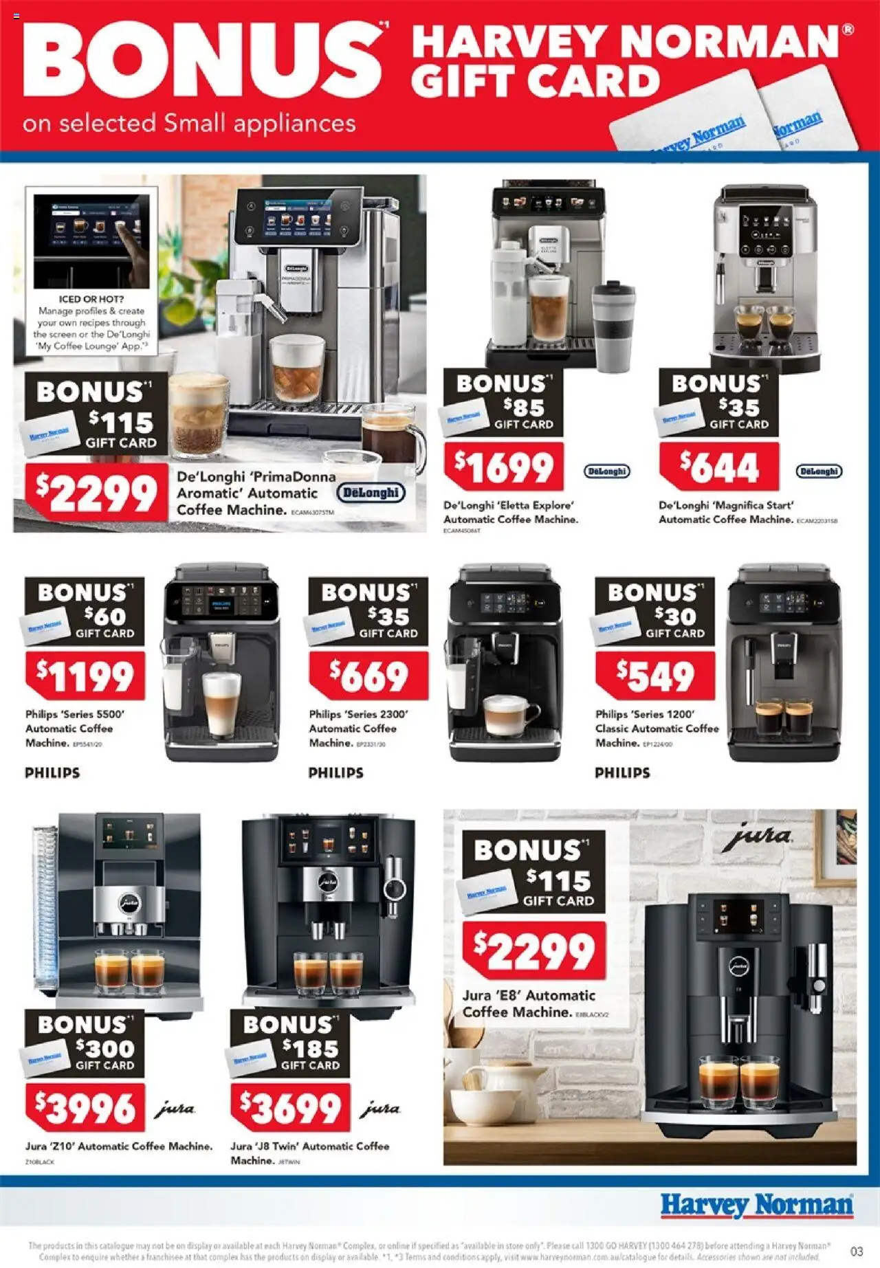 Harvey Norman catalogue - valid from 18.10.2025 | Page: 3 | Products: Coffee, Accessories, Screen
