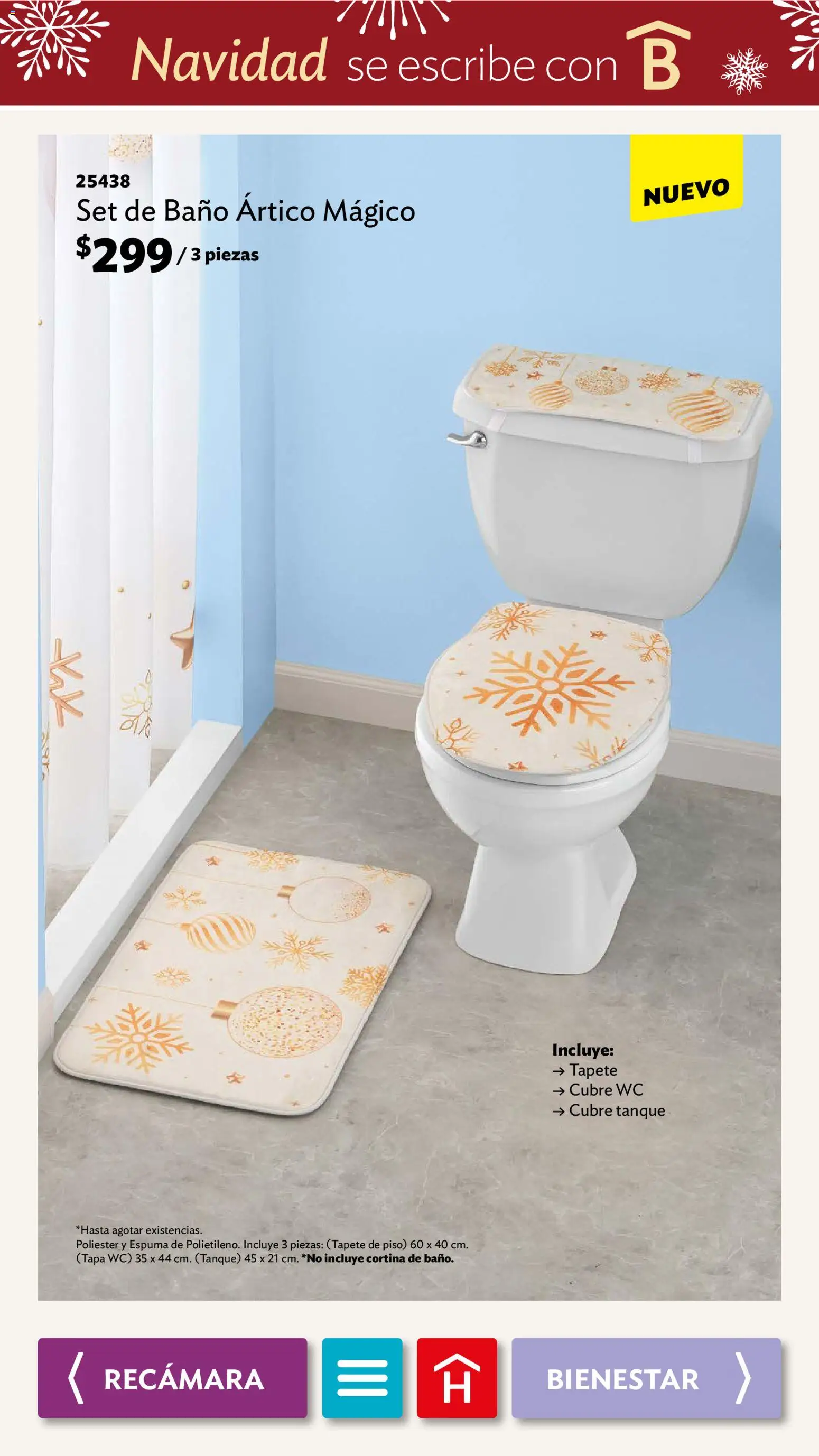 Nuevas ofertas de Betterware válidas en toda la República Mexicana desde el 01.12.2025. ¡Encuentra las mejores ofertas en Betterware campaña 12 2025! | Página: 82 | Productos: Wc, Espuma, Baño, Tapete