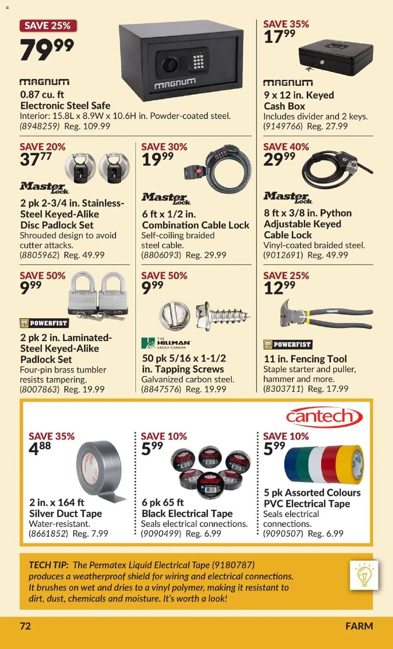 Princess Auto flyer valid from 23.09.2025 | Page: 78 | Products: Cable, Cutter, Box