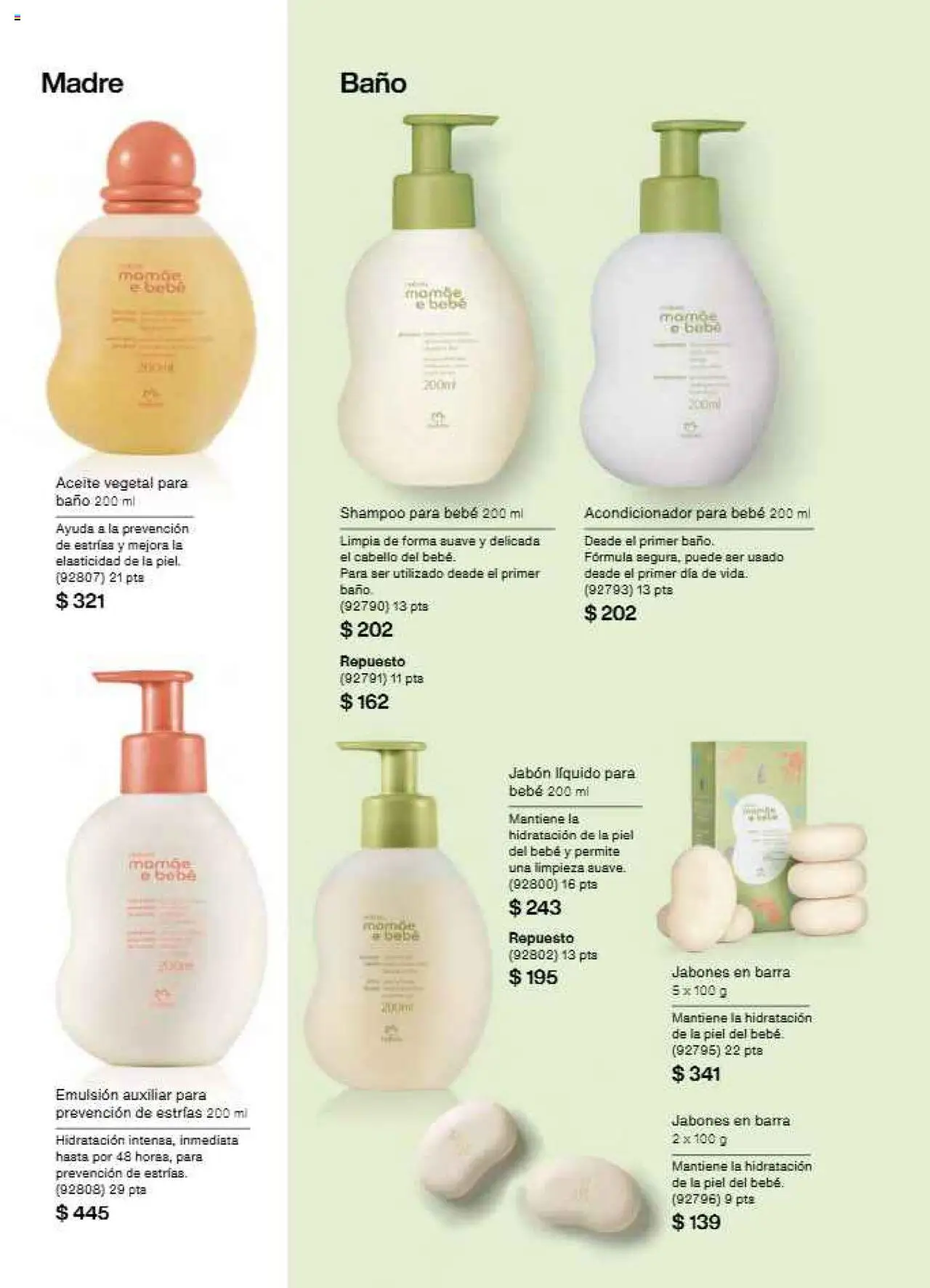 Nuevas ofertas de Natura válidas en toda la República Mexicana desde el 12.10.2025. ¡Encuentra las mejores ofertas en Natura - Campaña 16 2025! | Página: 158 | Productos: Aceite, Emulsión, Baño, Acondicionador