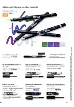 Natura - Ciclo 03/2026 - Pré-Visualização do folheto da loja Natura, válido de 04.02.2026 | Página: 88 | Produtos: Delineador, Caneta
