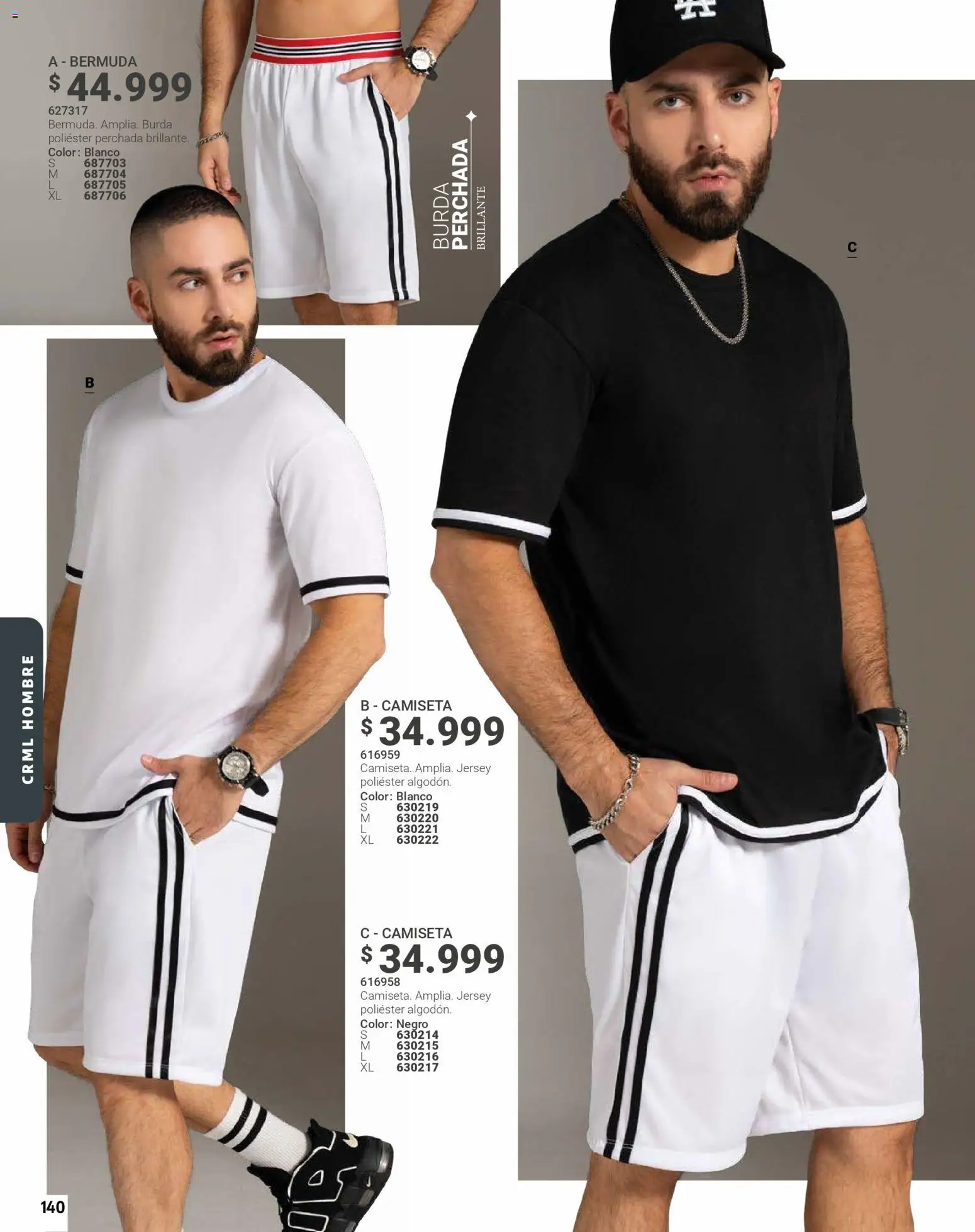 Carmel revista - valida desde el 01.01.2026 | Página: 140 | Productos: Bermuda, Camiseta