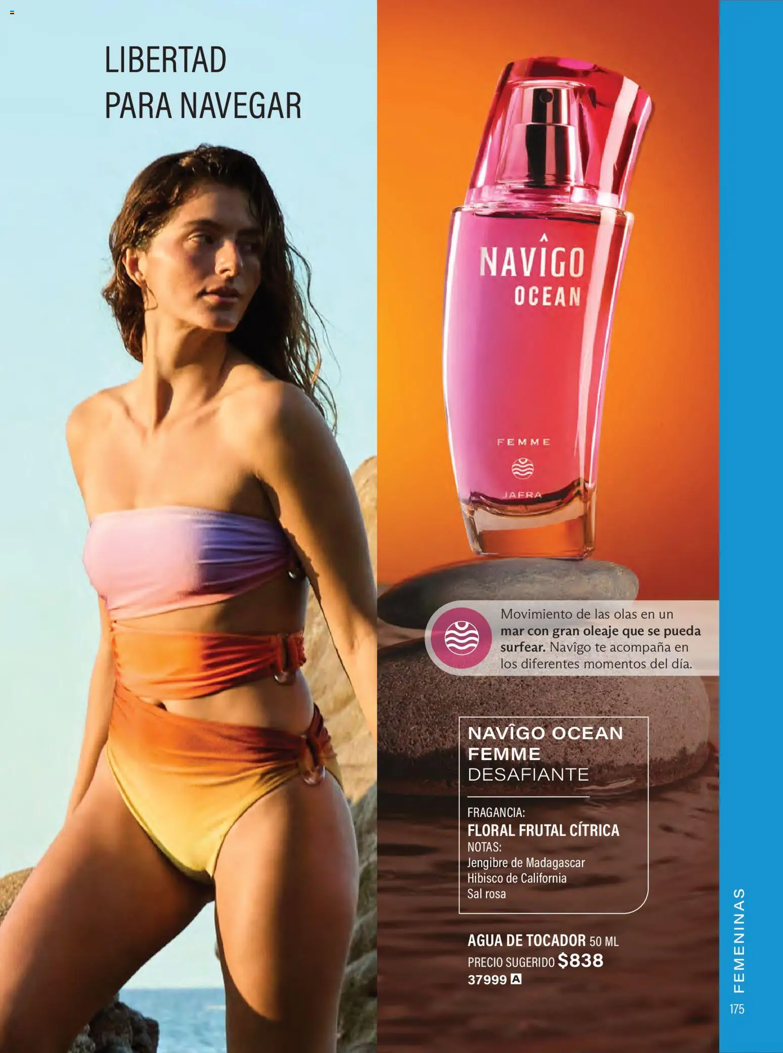 Nuevas ofertas de JAFRA válidas en toda la República Mexicana desde el 01.02.2026. ¡Encuentra las mejores ofertas en JAFRA catálogo Organizador de Ventas! | Página: 173 | Productos: Sal, Agua, Té, Fragancia