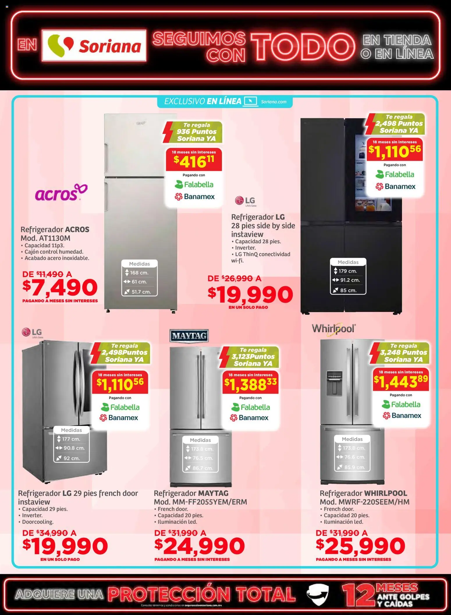 Nuevas ofertas de Soriana válidas en toda la República Mexicana desde el 19.11.2025. ¡Encuentra las mejores ofertas en Soriana - Seguimos con todo Híper Nacional! | Página: 17 | Productos: Refrigerador, Té