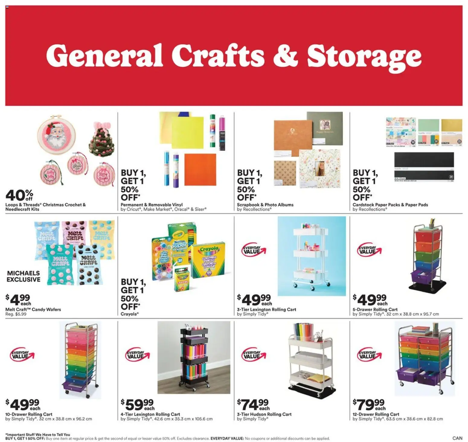 Michaels Ad - valid from 14.11.2025 | Page: 7 | Products: Crochet, Pads, Peach