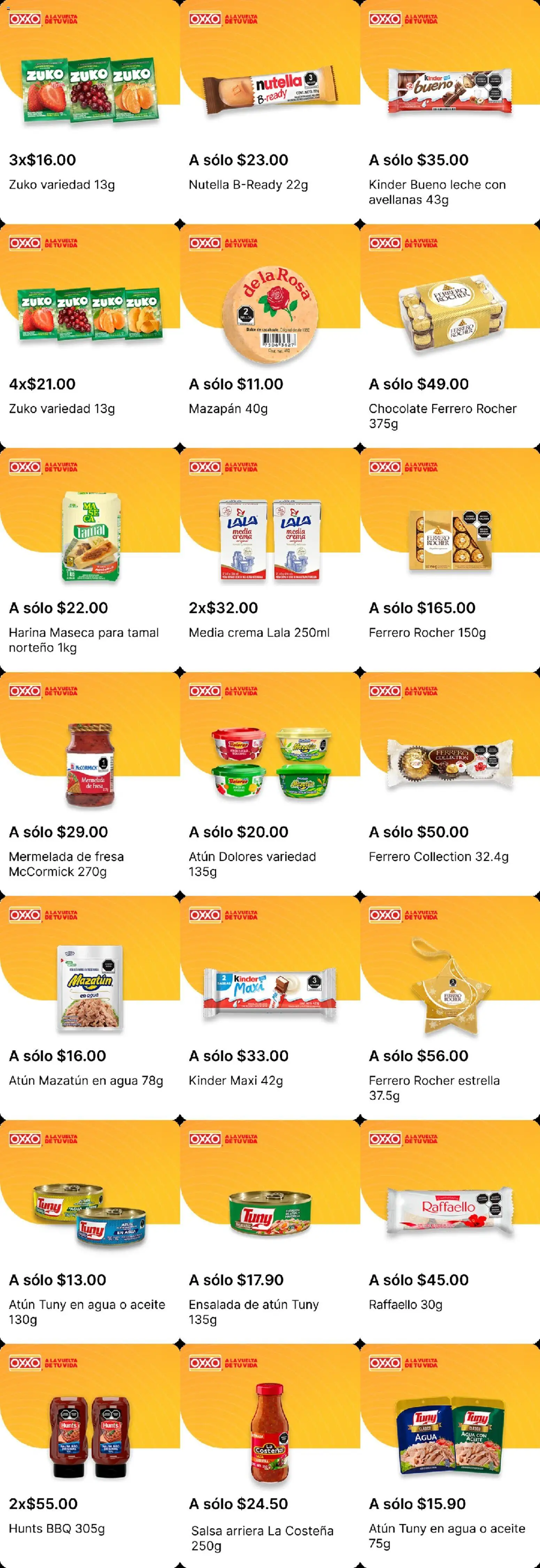 Nuevas ofertas de OXXO válidas en toda la República Mexicana desde el 06.11.2025. ¡Encuentra las mejores ofertas en OXXO folleto! | Página: 3 | Productos: Fresa, Cacahuate, Leche, Aceite