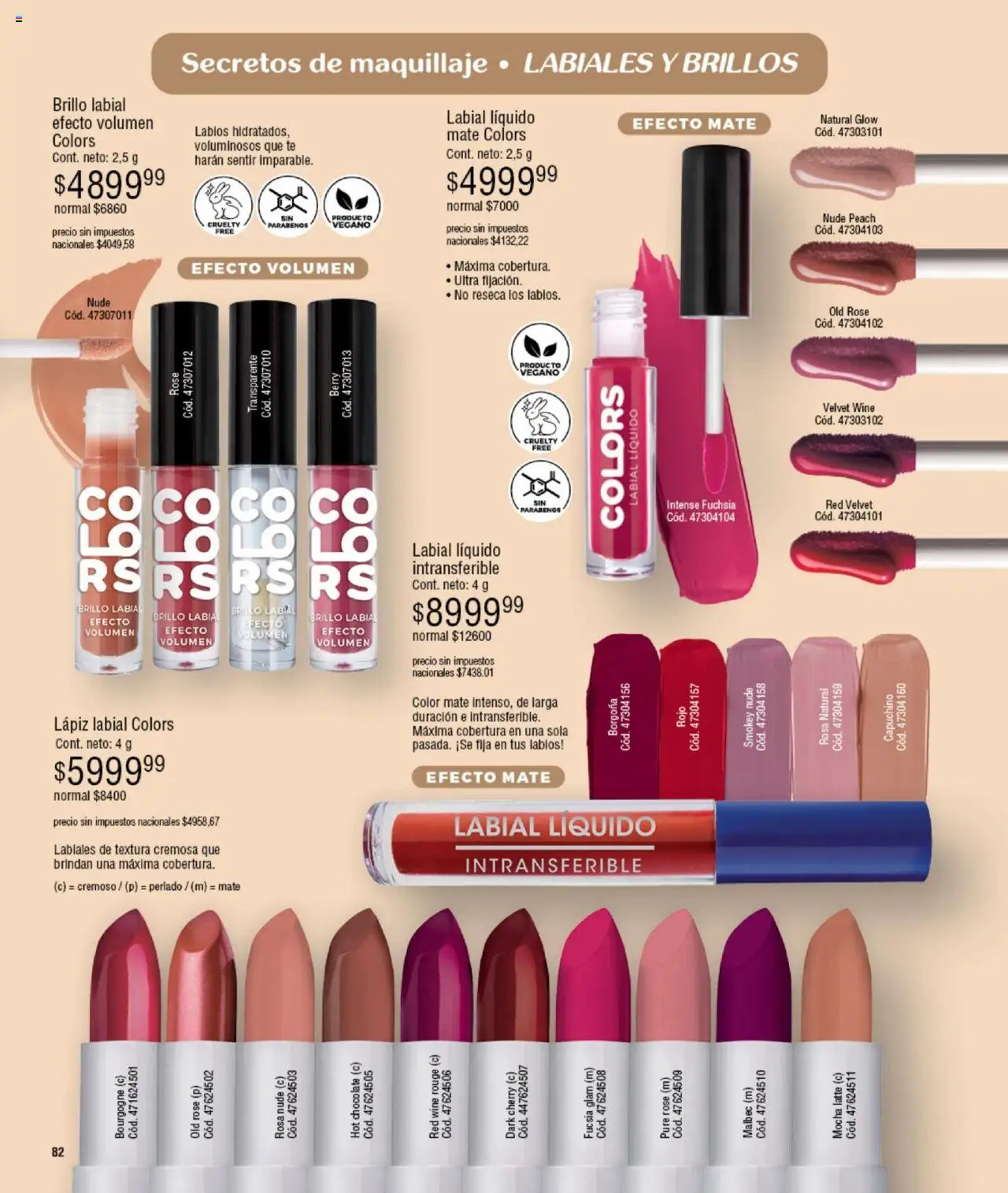 Millanel catálogo │ válido desde el 15.09.2025 | Página: 82 | Productos: Maquillaje, Lápiz labial, Brillo, Té