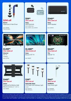 Preview of Costco In-warehouse savings - valid from 13.04.2026 | Page: 4 | Products: Light, Tv, Speaker, Dryer