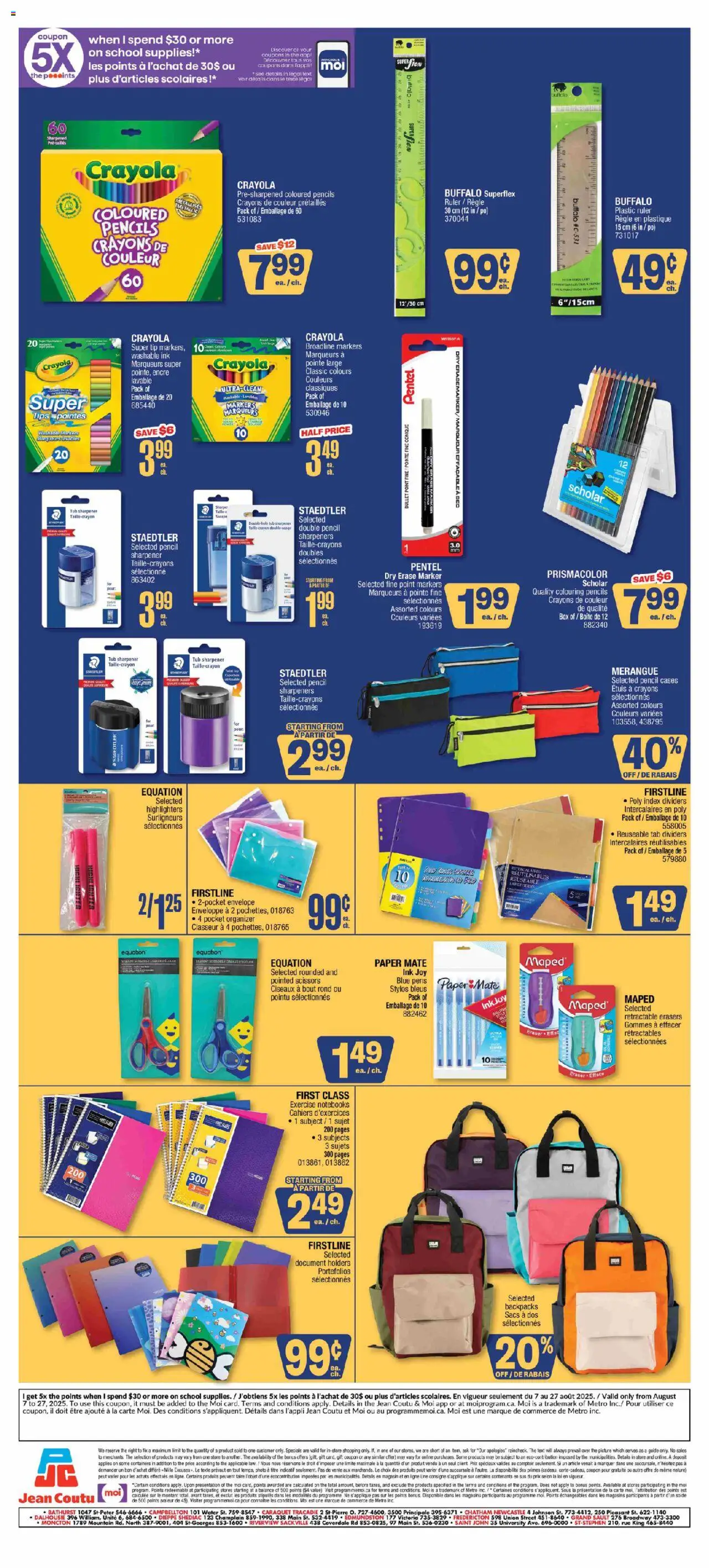 Jean Coutu flyer valid from 14.08.2025 | Page: 5 | Products: Highlighter, Box