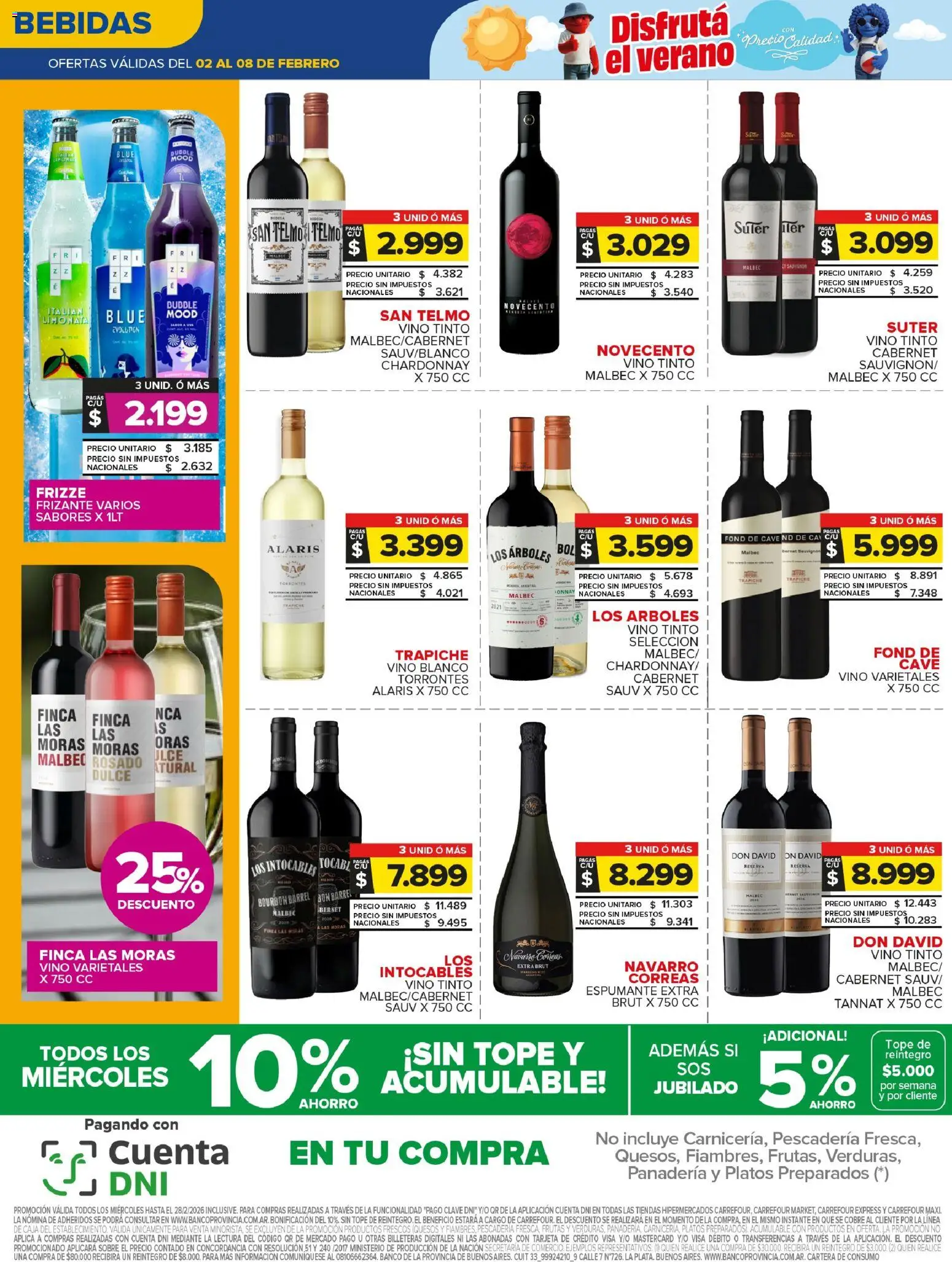 Carrefour Maxi catálogo │ válido desde el 02.02.2026 | Página: 3 | Productos: Cartera, Panadería, Sobre, Vino