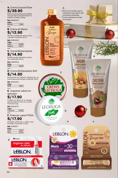 Vista previa de folleto Leonisa - Aliados de la Leonisa válido desde 13.11.2025 | Página: 54 | Productos: Protector solar, Crema de manos, Lechuga, Bronceador