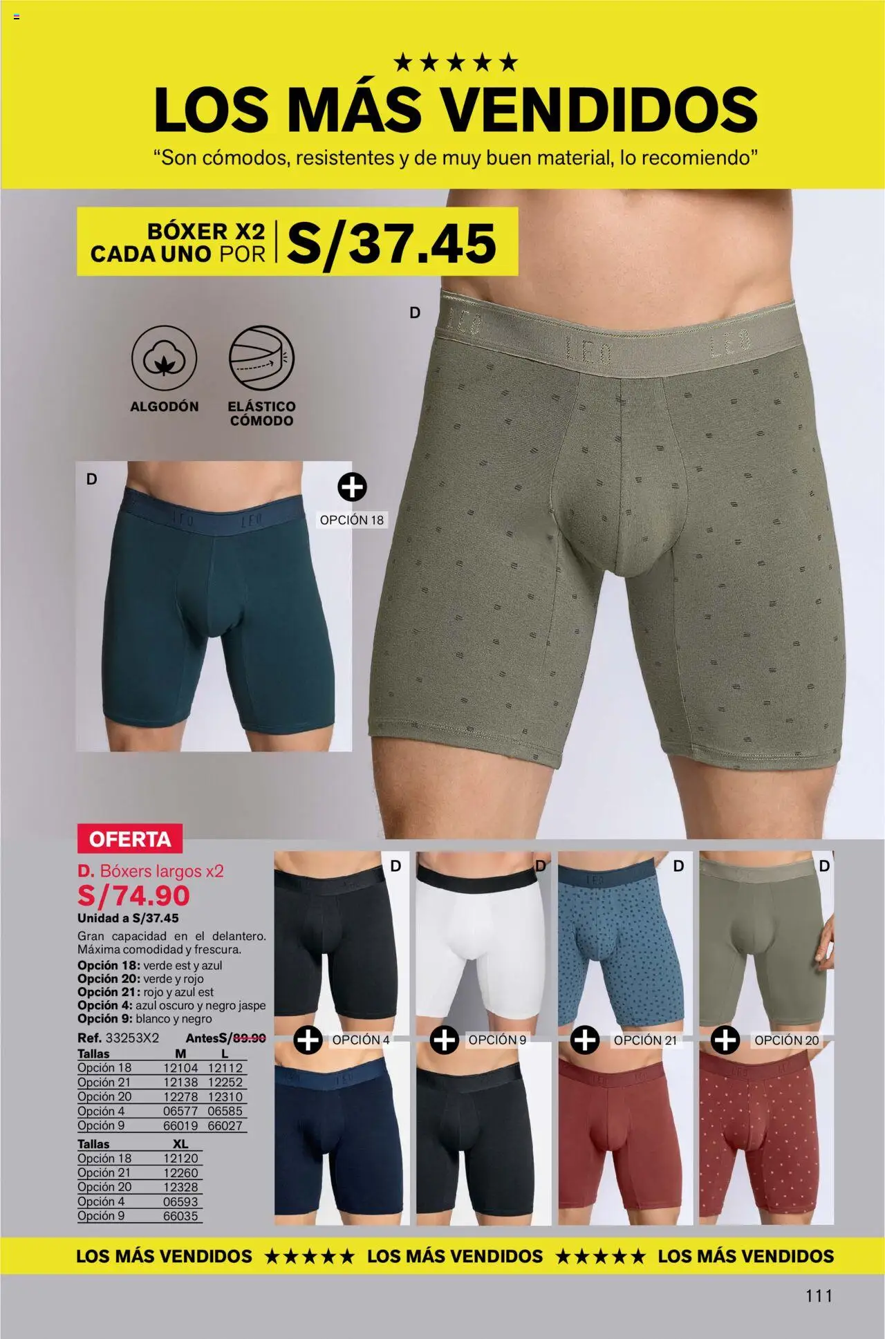 Catálogo Leonisa válido desde 04.08.2025 | Página: 111 | Productos: Boxers