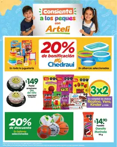 Vista previa de Arteli folleto Celebra el Día del Niño, nuevo folleto de la tienda, válido en México a partir del 28.04.2026