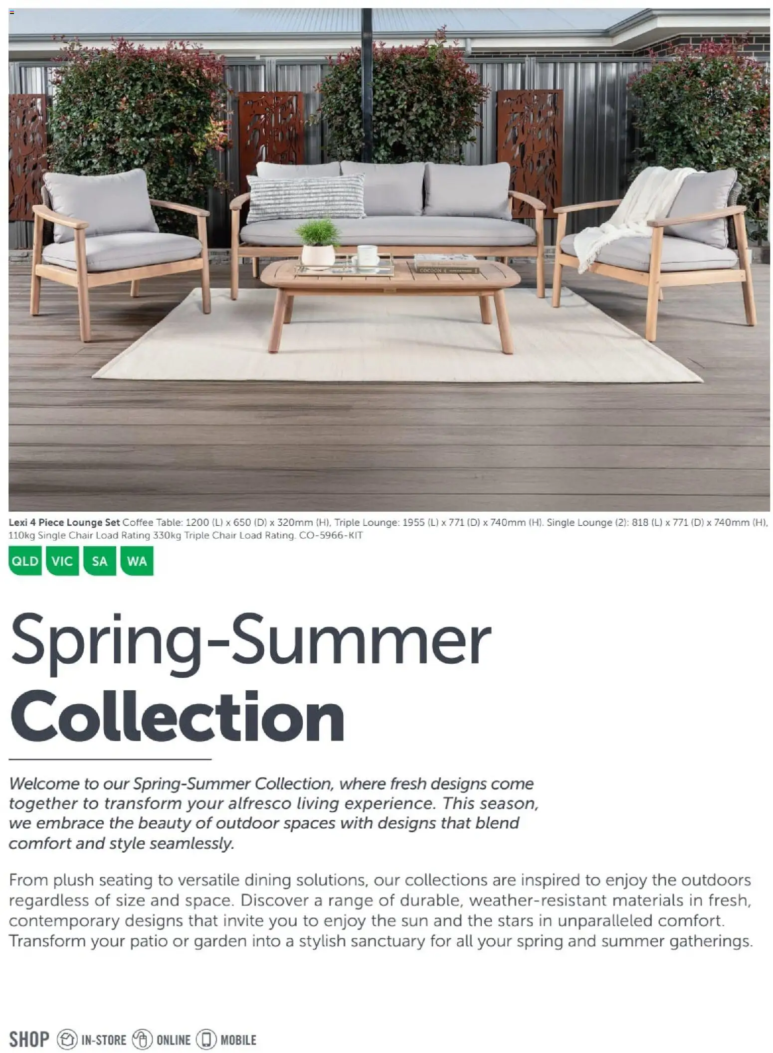 Stratco catalogue - valid from 04.12.2025 | Page: 2 | Products: Coffee table, Chair, Coffee, Mobile